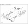 15 - TRANSMISSION MOTEUR CFORCE 450 COURT T3  (2018)