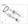 117 - VARIATEUR COURROIE CORRECTEUR DE COUPLE CFORCE 850 L7e  (2020)