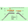 30 - KIT DÉCO 2020 (CRYSTAL ORANGE/GHOST GREY) CFORCE 1000 EPS L7E  (2020)