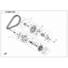 63 - VARIATEUR COURROIE CORRECTEUR DE COUPLE CFORCE 1000 T3 EPS AVEC DIFFERENTIEL  (2020)