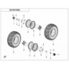 13 - ROUE ARRIERE CFORCE 110 KID THERMIQUE  (2023)