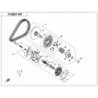 70 - VARIATEUR COURROIE CORRECTEUR DE COUPLE CFORCE 1000 T3 EPS  (2023)