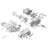 7 -  CARTER BAS MOTEUR POUR MARCHE AVANT ET ARRIERE DL601 50CC