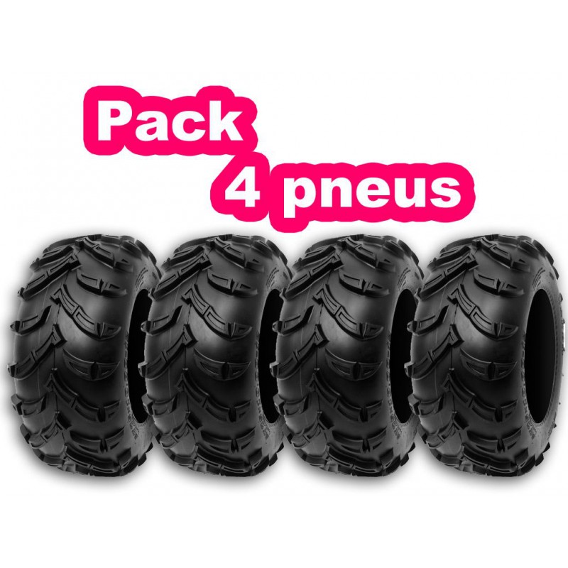 Pack 4 Pneus U-ride Quad WANDA P 377 Taille: 25 - 8 - 12 ET 25