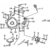 7 - CACHE CARTER MOTEUR GAUCHE 2 TGB BLADE 600 SE.X "FTH-HDE / JDE"