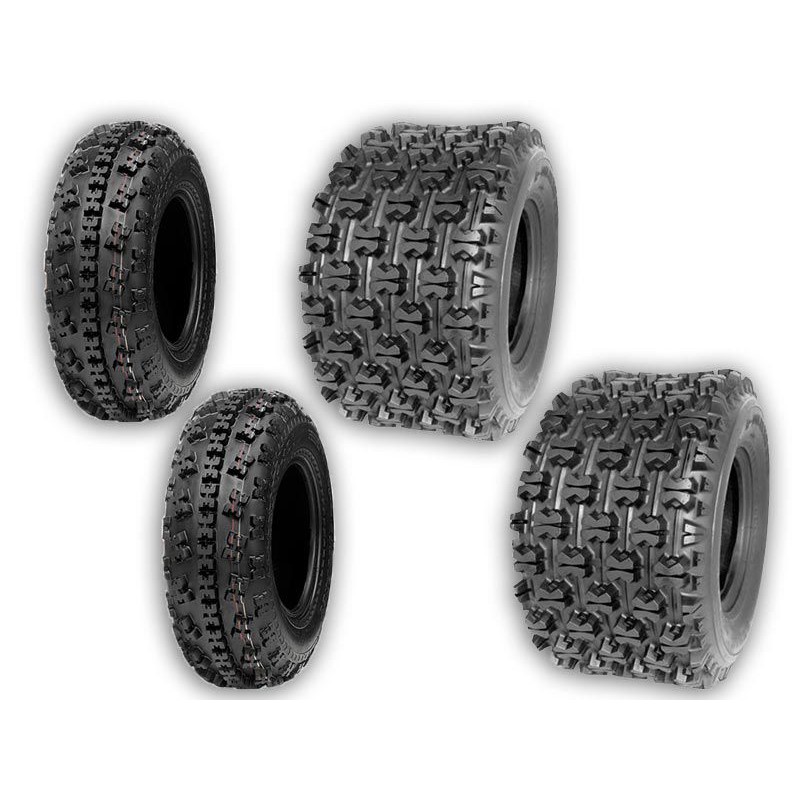 Pack 4 pneus U-ride quad wanda P 357 Taille 20 - 11 - 9