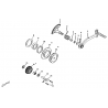 12 -  PIGNON DEMARREUR / KICK DL601 50CC
