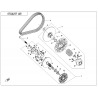 53 - VARIATEUR COURROIE CORRECTEUR DE COUPLE CFORCE 450 L7E COURT BASIC (2024)
