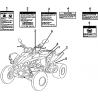 51 - ETIQUETTES DE SECURITE TGB TARGET 500IRS-F 550IRS GUNNER 550IRS