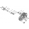 6 - CACHE CARTER MOTEUR GAUCHE 1 TGB BLADE 550LT-FI 4X4 NEW