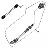 13 -  TRANSMISSION (CARDANS) JOBBER 4x2 4x4