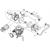 4 -  CARBURATEUR / RENIFLARD D'HUILE DL801  DMX350 Av 2008
