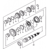 16 -  BOITE DE VITESSES / AXE INTERMEDIAIRE G850 GT