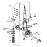 17 -  AMORTISSEUR AVANT HY290 4x2 - 4x4