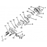 24 -  ETRIER FREIN ARRIERE HY290 4x2 - 4x4