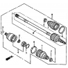 15 - CARDAN ROUES AVANT 4X4  HYTRACK  HY410 IS