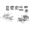 54 - ETIQUETTES DE SECURITE TGB BLADE 425 IRS