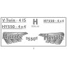 55 -  AUTOCOLLANTS HY550 4x4 EFI