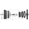 15 - ENSEMBLE ROUE ARRIERE