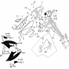 34 - CACHES LATERAUX ET ARRIERE / DECORATION MOTO MASAI X-RAY 50