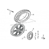 20 - ROUE AVANT MOTO MASAI FURIOUS 50