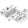 8 -  CARTER BAS MOTEUR GAUCHE DL801  DMX350 Av 2008