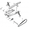 13 - BRAS OSCILLANT / SUSPENSION ARRIERE MOTO MASAI GREYSTONE 50