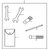27 - TROUSSE A OUTILS MOTO MASAI DARK ROD 125