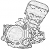 15 -  MOTEUR COMPLET DL904  DMX460 2008