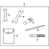 23 - TROUSSE A OUTILS MOTO MASAI GREYSTONE 125