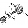 30 -  PISTON / EMBIELLAGE EGGY 125