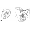 11 -  ROUE ARRIERE / FREIN ARRIERE MONARCH 125