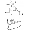 57 - POIGNEE PASSAGER RETROVISEUR INTERIEUR (OPTION)