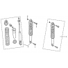 6 -  AMORTISSEURS ARRIERE CITY WALKER 125