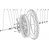 10 - ROUE AVANT MOTO MASAI VISION 3000 ELECTRIQUE