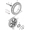 33 -  ROUE AVANT SUPERMOTARD 50