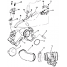 15 -  ENSEMBLE ADMISSION D'AIR MOTEUR H8 4x4 EFI