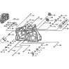 13 - CARTER MOTEUR GAUCHE 1 TGB TARGET 500IRS-F 550IRS GUNNER 550IRS