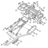 16 -  BOUCLE ARRIERE / ECHAPPEMENT EN 1 PARTIE DL801  DMX350 Av 2008