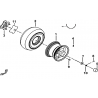 50 - ROUES ARRIERE TGB TARGET 550 IRS 4X4