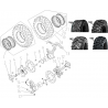 18 -  ENSEMBLE ROUES AVANT A433 4x4
