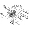 14 - CARTER MOTEUR GAUCHE 2 TGB BLADE 550 LT EPS