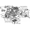8 - CARTER MOTEUR DROIT TGB BLADE 600 SE.X "FTH-HDE / JDE"