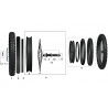 13 - ENSEMBLE ROUE AVANT TALARIA STING 3000 HOMOLOGUEE