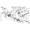 17 - ENSEMBLE DIFFERENTIEL ARRIERE TGB BLADE 425 IRS