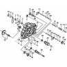 14 - CARTER MOTEUR GAUCHE 2 TGB BLADE 500 SL