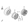 44 - ROUES ARRIERE TGB BLADE 500 SL 2018