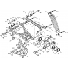 25 -  SUSPENSION ARRIERE GAUCHE HY700 Av 2010