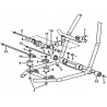 25 - SUPPORTS MOTEUR TGB TARGET 550 IRS 4X4