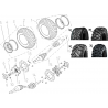 19 -  ENSEMBLE ROUES ARRIERE A433 4x4